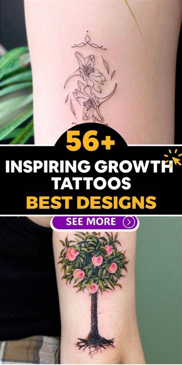 56 Inspiring Growth Tattoos with Meaning Our Mindful Life