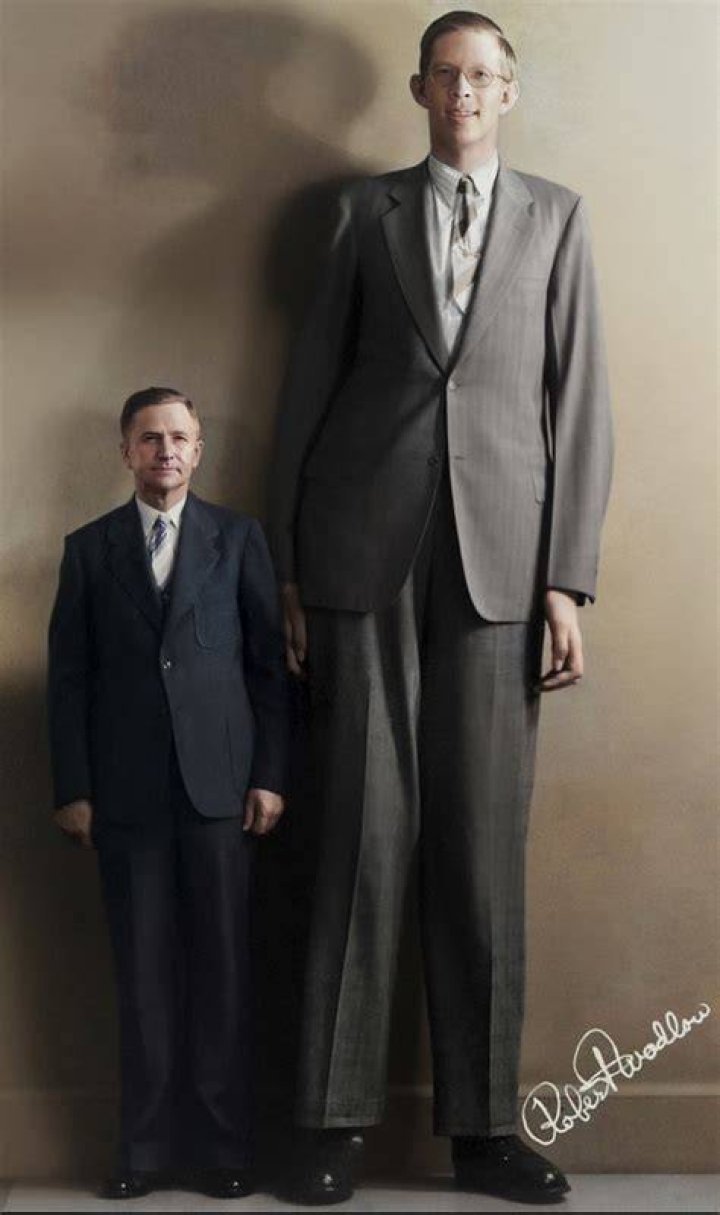 Robert Wadlow The tallest man in history seen through stunning